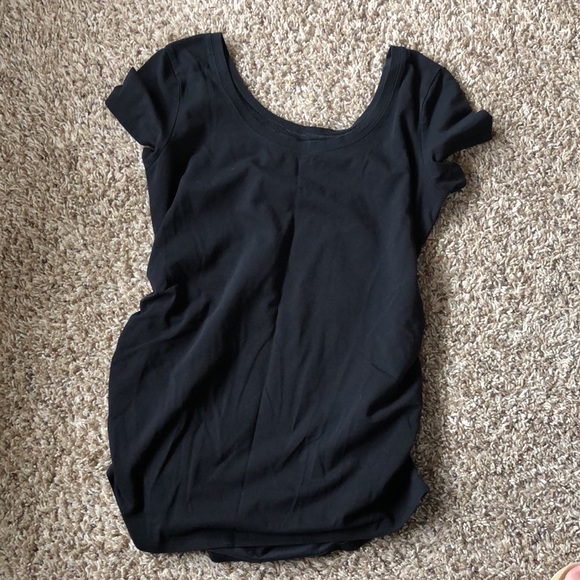 Lot of 3 Sz S Old Navy Maternity Scoop Neck Tees - Picture 3 of 4